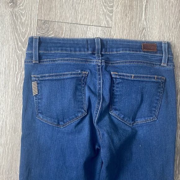 PAIGE Sz 27 Skyline Skinny Dark Wash Jeans denim - Picture 7 of 9